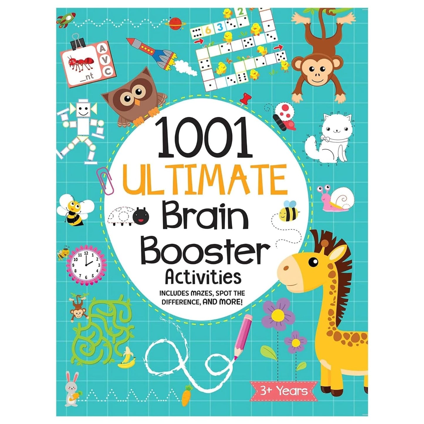 1001 Ultimate Brain Booster Activities For 4+ Years Old Kids