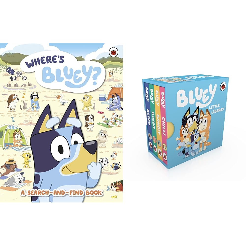 Bluey: Where's Bluey?: A Search-And-Find Book & Bluey : Little Library