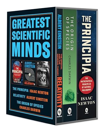 Greatest Scientific Minds (Boxed Set Of 3): Charles Darwin, Albert Einstein, Isaac Newton - Origin Of Species | Relativity: The General And The Special Theory