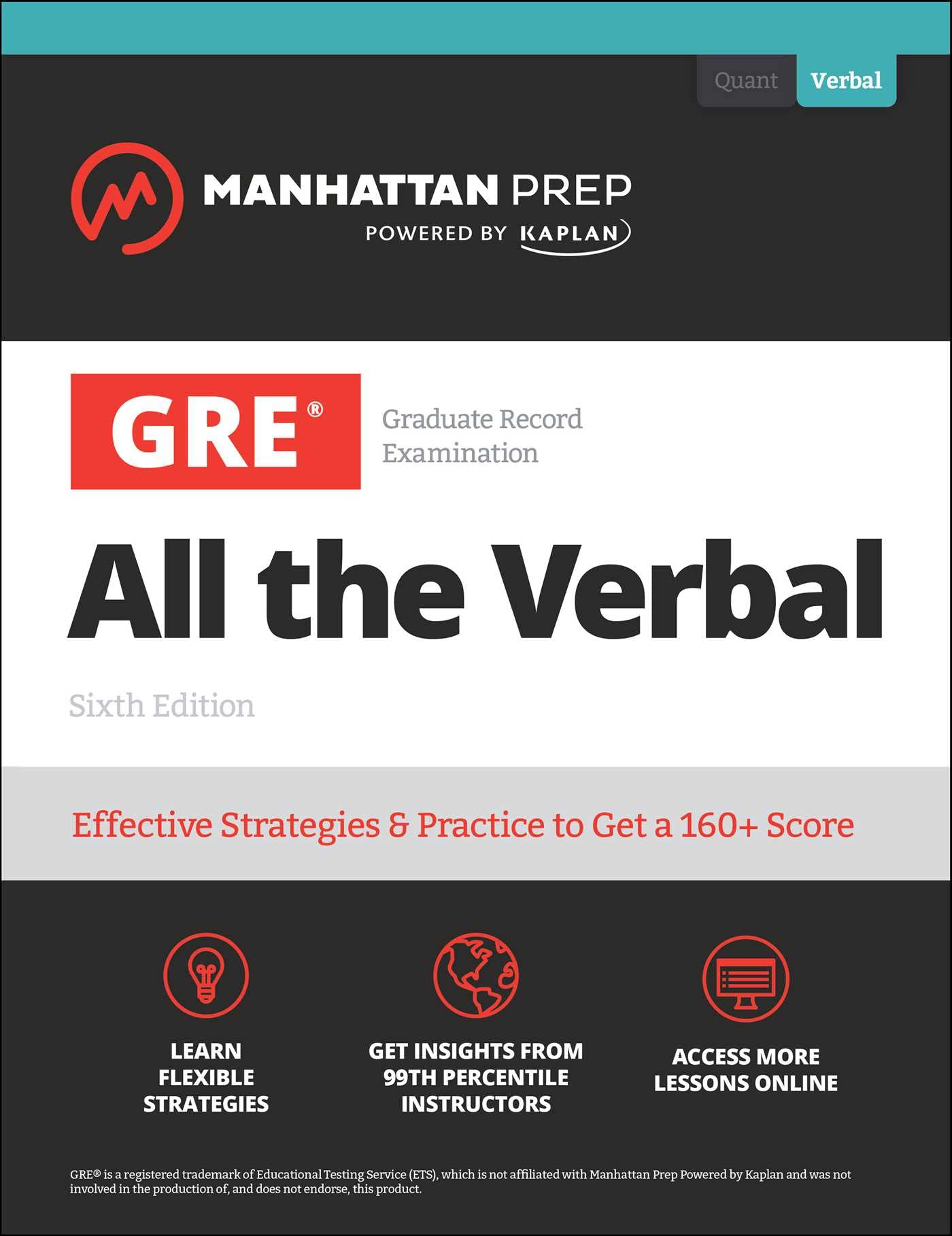 Gre All The Verbal: Effective Strategies & Practice From 99Th Percentile Instructors