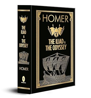 HOMER: The Iliad and The Odyssey (Deluxe Hardbound Edition)