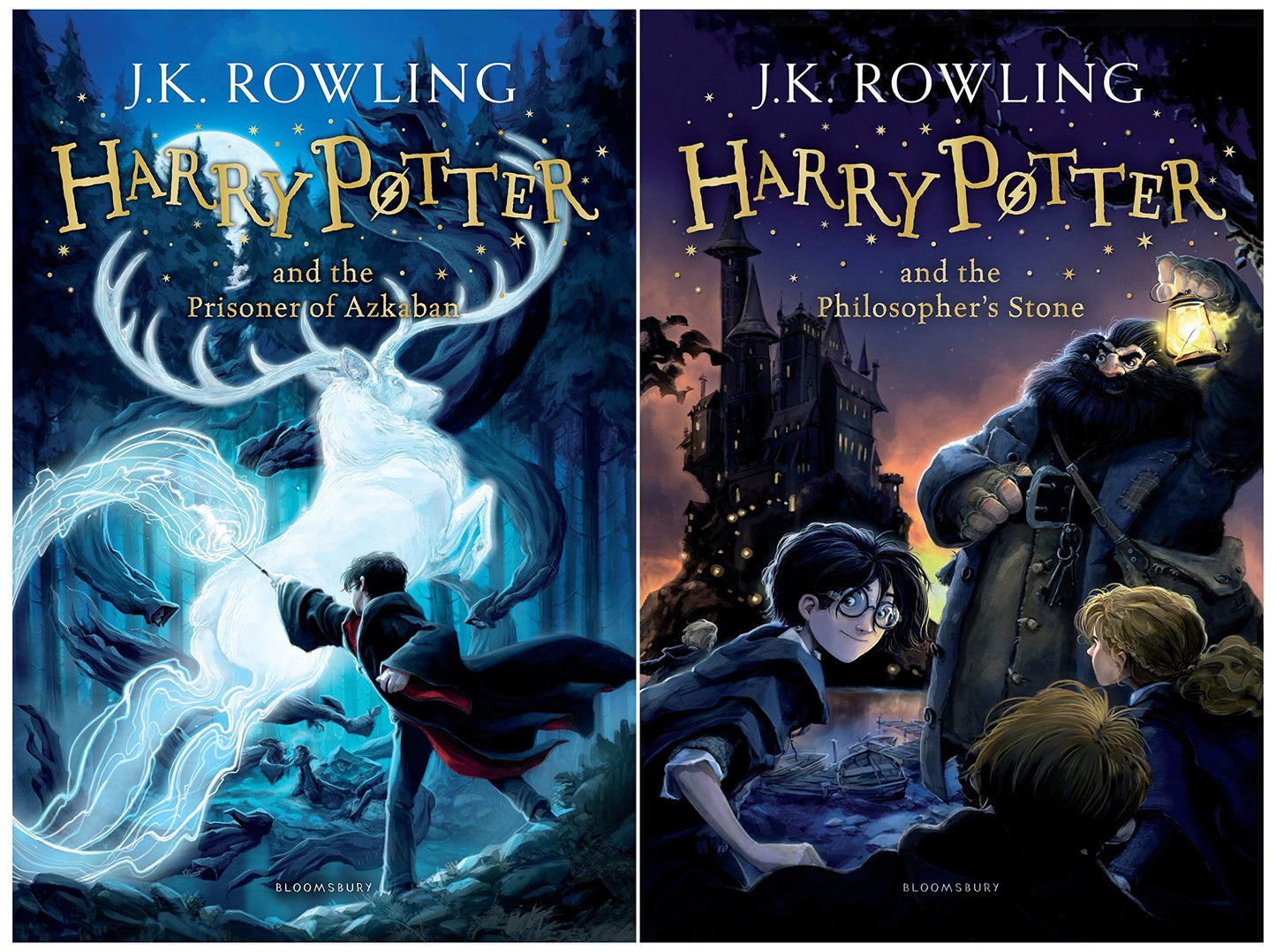 Harry Potter And The Philosopher's Stone + Harry Potter And The Prisoner Of Azkaban (Harry Potter 3) (Set Of 2 Books)