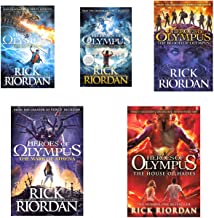 Percy Jackson Heroes of Olympus 5 Book Bundle set