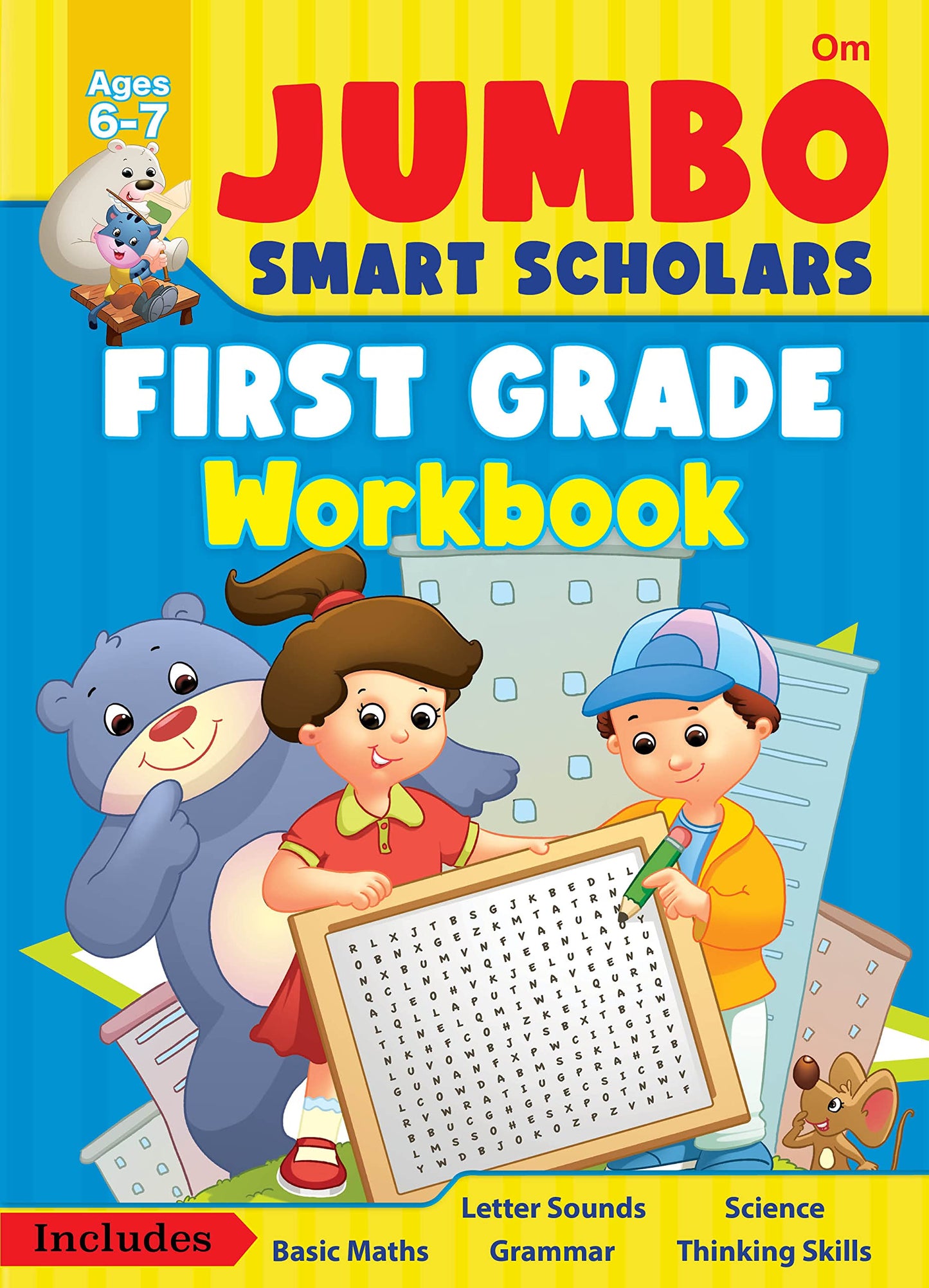 Jumbo Smart Scholars- Grade 1 Workbook Activity Book Phonics, Vocabulary, Grammar And More