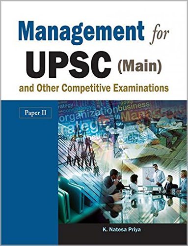 Management For Upsc (Main) And Other Competitive Examinations (Paper II)