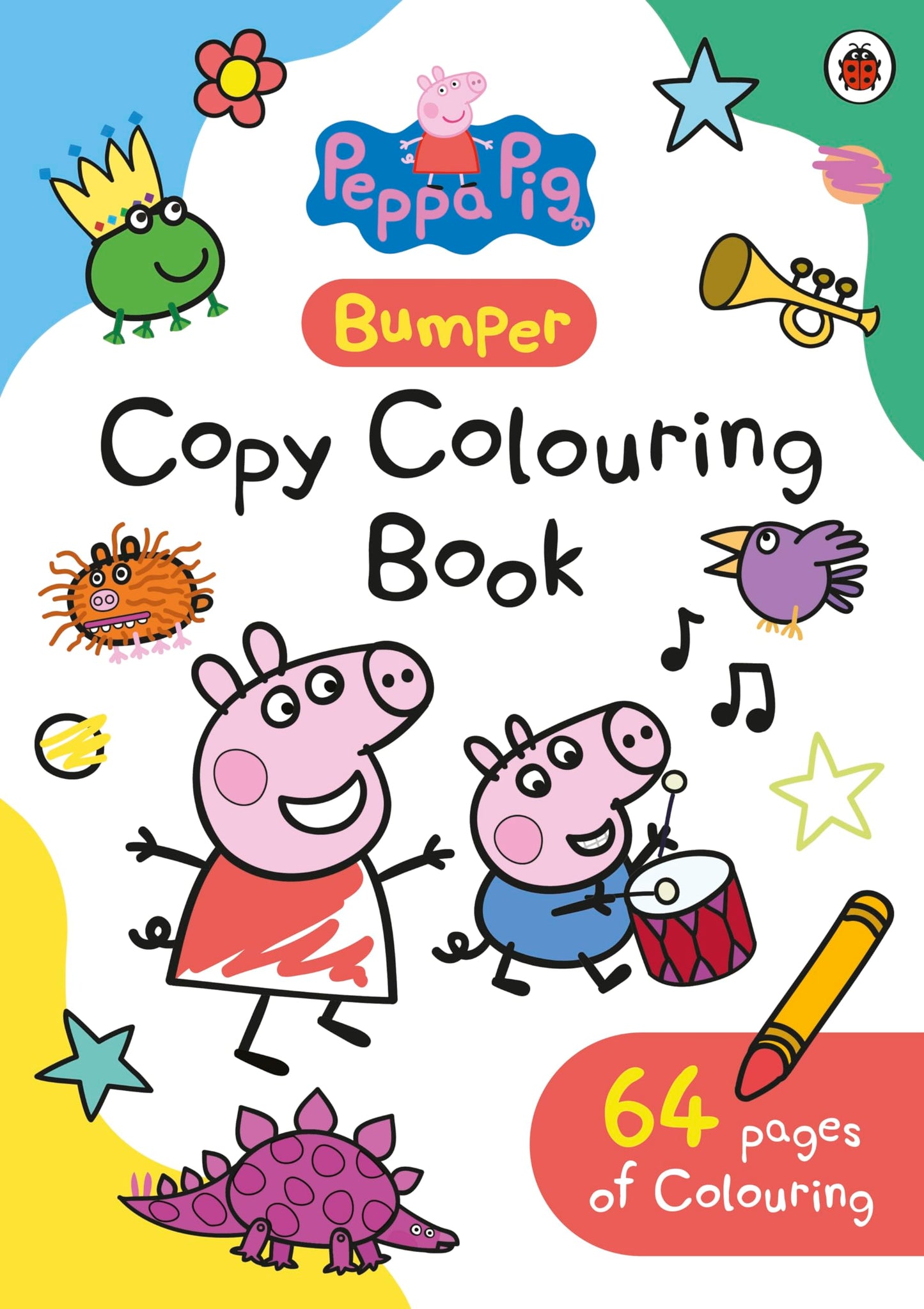 Peppa Pig: Bumper Copy Colouring Book - 64 Copy Colouring Activity Book