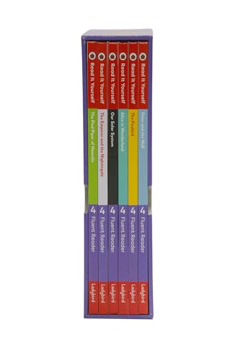 Read It Yourself with Ladybird: Fluent Readers Level 4: 6 Books Collection Box Set (Alice in Wonderland, The Pied Piper of Hamelin, Peter and the Wolf, The Firebird, and Our Solar System)