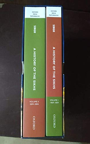 A HISTORY OF THE SIKHS VOL 1,2 BOX SET_C