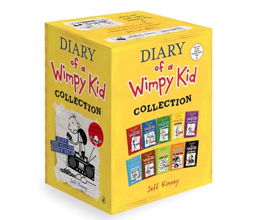 Diary of a Wimpy Kid Boxset: 10 Books Collection (Books 1-10) | #1 International Bestselling Series | 250+ Million Copy Bestseller | Ages 8+ Years