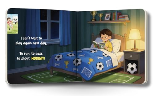 Little Athletes: Little Footballer – Football Board Book for Toddlers | Sports Picture Book for Kids | Early Learning Sports Story