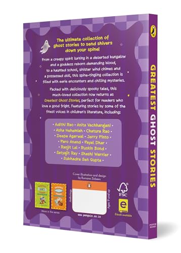Greatest Ghost Stories Spooky Thrillers and Supernatural Adventures Written by India’s Beloved Authors | Ruskin Bond, Paro Anand & More | Ages 9+ (Paperback)