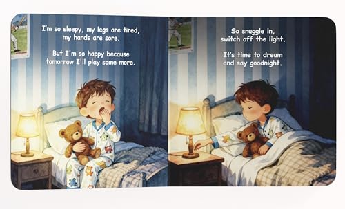 Little Athletes: Little Cricketer – Cricket Board Book for Toddlers | Sports Picture Book for Kids | Early Learning Sports Story
