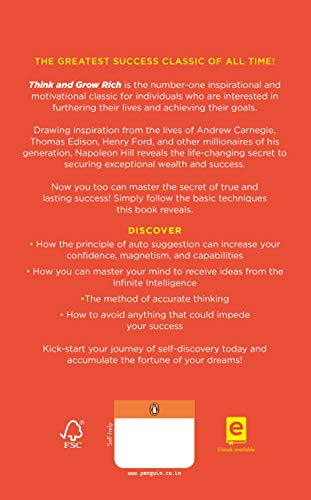 Think and Grow Rich (PREMIUM PAPERBACK, PENGUIN INDIA): Classic all-time bestselling book on success, wealth management & personal growth by one of the greatest self-help authors, Napoleon Hill
