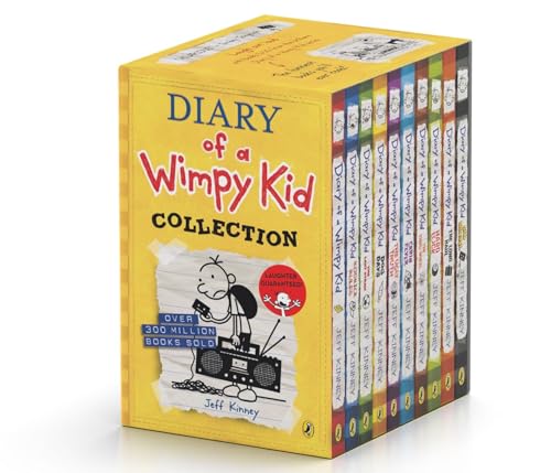 Diary of a Wimpy Kid Boxset: 10 Books Collection (Books 1-10) | #1 International Bestselling Series | 250+ Million Copy Bestseller | Ages 8+ Years