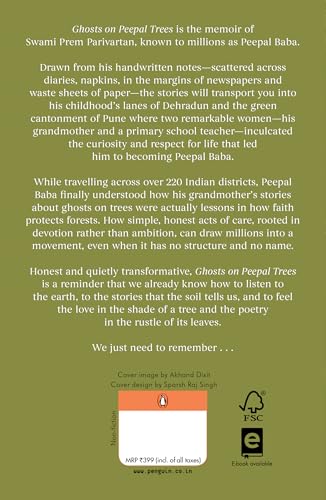 Ghosts on Peepal Trees: My Journey From Folktales to Forests | A Memoir by Peepal Baba, India's Favourite Environmentalist and Founder of Give Me Trees (Paperback)