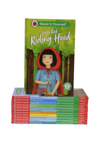 Read It Yourself with Ladybird: Developing Readers Level 2: 12 Books Collection Box Set (The Three Little Pigs, The Gingerbread Man, Little Red Riding Hood, Sleeping Beauty and More)