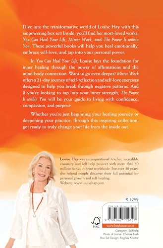 Louise Hay Boxset (Set of 3): You Can Heal Your Life, The Power is Within You| Learn Self-Love, Heal Emotionally & Transform Your Life with Affirmations