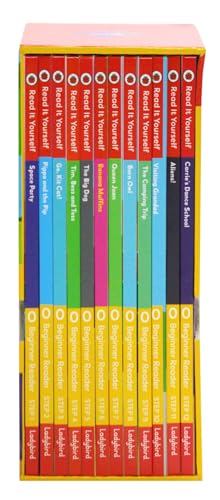 Read It Yourself with Ladybird: Phonics Readers Level 0: 12 Books Collection Box Set (Space Party, Pippa and the Pip, Go, Kit Cat!, Tim, Bess and Tess, The Big Dog, Banana Muffins and More)