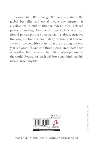 101 Essays That Will Change The Way You Think (English)