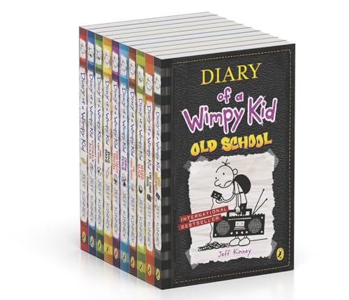 Diary of a Wimpy Kid Boxset: 10 Books Collection (Books 1-10) | #1 International Bestselling Series | 250+ Million Copy Bestseller | Ages 8+ Years