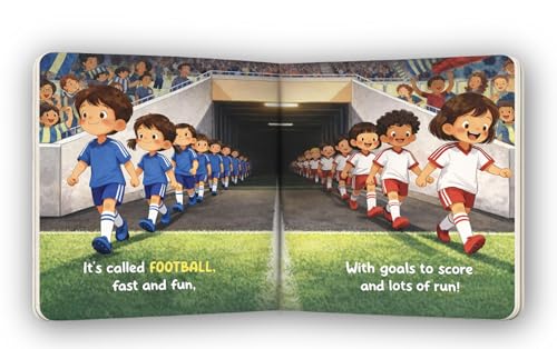 Little Athletes: Little Footballer – Football Board Book for Toddlers | Sports Picture Book for Kids | Early Learning Sports Story