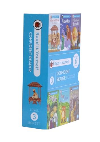 Read It Yourself with Ladybird: Confident Readers Level 3: 6 Books Collection Box Set (Akbar and Birbal, Aladdin, Puss in Boots, Hansel and Gretel, Rapunzel and The Elves and the Shoemaker