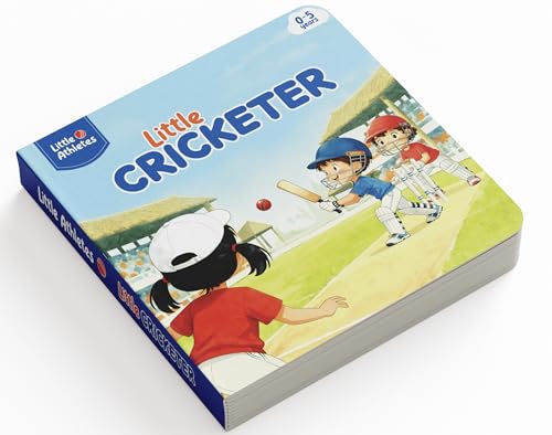 Little Athletes: Little Cricketer – Cricket Board Book for Toddlers | Sports Picture Book for Kids | Early Learning Sports Story