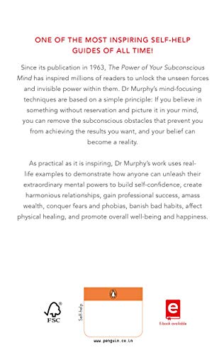 The Power of Your Subconscious Mind (PREMIUM PAPERBACK, PENGUIN INDIA): A personal transformation and development book, understanding human psychology and thinking by Dr Joseph Murphy