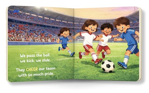 Little Athletes: Little Footballer – Football Board Book for Toddlers | Sports Picture Book for Kids | Early Learning Sports Story