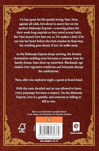 Wedding on the Maharaja Express: A Big Fat Indian Wedding, a Dead Guest and a Train Full of Suspects | Murder Mystery Based in India (Paperback)
