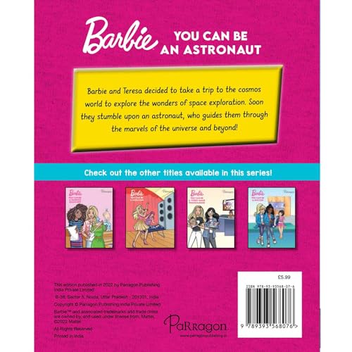 Barbie You Can Be An Astronaut | Storybook For Kids | Young Barbie Fans | For 8 to 10 Year Olds