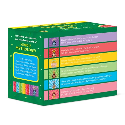 My Little Book of Gods and Goddesses: Illustrated board books on Hindu mythology: Krishna, Lakshmi, Ganesha, Shiva, Durga, Hanuman; for ages 3+