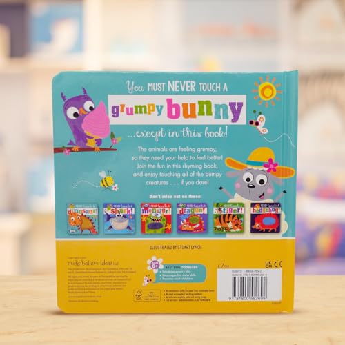 Never Touch A Grumpy Bunny! (Silicone Touch-And-Feel) (Board book)