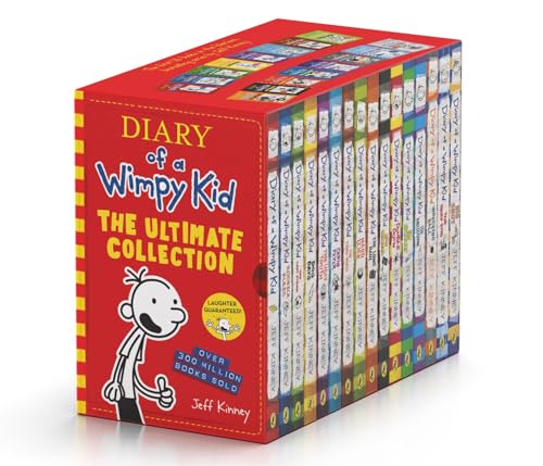 Diary of a Wimpy Kid Boxset: The Ultimate Collection 16 Books Boxset (Books 1-16) | #1 International Bestselling Series | 250+ Million Copy Bestseller | Ages 8+ Years