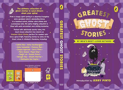 Greatest Ghost Stories Spooky Thrillers and Supernatural Adventures Written by India’s Beloved Authors | Ruskin Bond, Paro Anand & More | Ages 9+ (Paperback)