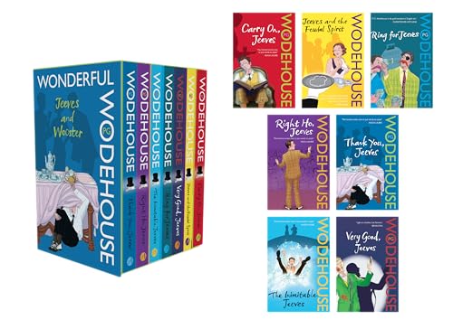 WONDERFUL WODEHOUSE: JEEVES AND WOOSTER 7 BOOKS BOXSET: The Inimitable Jeeves, Carry On, Jeeves, Thank you, Jeeves and more! | A Timeless Classic | Perfect Gift for Comedy Lovers!