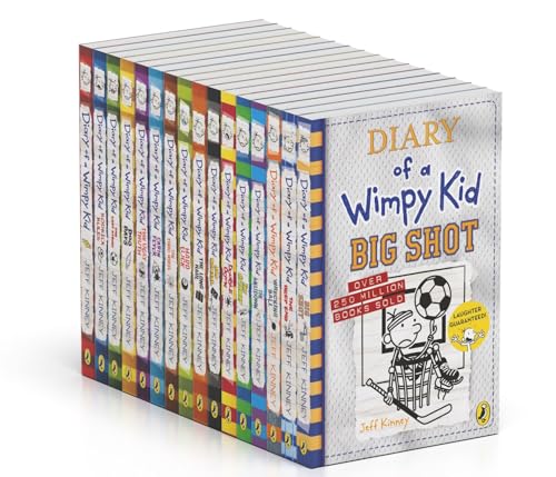 Diary of a Wimpy Kid Boxset: The Ultimate Collection 16 Books Boxset (Books 1-16) | #1 International Bestselling Series | 250+ Million Copy Bestseller | Ages 8+ Years