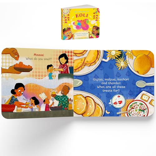 My Little Book of Festivals (Boxset) : Illustrated board books on the Indian festivals of Diwali, Holi and Navratri | Hindu mythology for kids age 3+