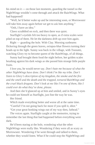 WINGS OF FIRE #04: THE DARK SECRET
