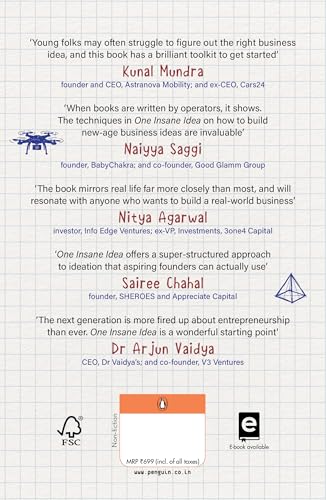 One Insane Idea: Fifteen Ideation Techniques to Spark Breakthrough Business Ideas | A Practical Guide to Innovation, Startups and Creative Thinking (Hardcover)
