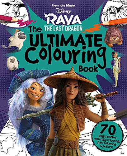 Disney Raya and the Last Dragon: The Ultimate Colouring Book (Paperback)