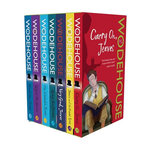 WONDERFUL WODEHOUSE: JEEVES AND WOOSTER 7 BOOKS BOXSET: The Inimitable Jeeves, Carry On, Jeeves, Thank you, Jeeves and more! | A Timeless Classic | Perfect Gift for Comedy Lovers!