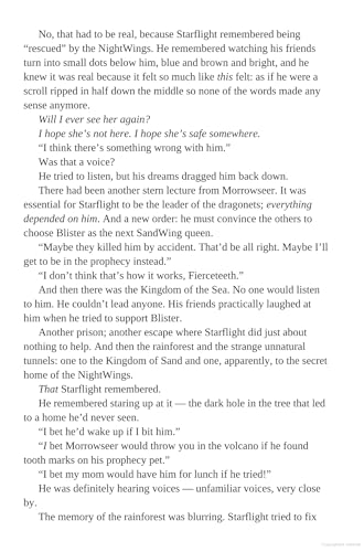WINGS OF FIRE #04: THE DARK SECRET