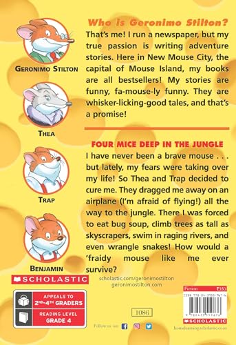 GERONIMO STILTON #05 FOUR MICE DEEP IN THE JUNGLE: Volume 5