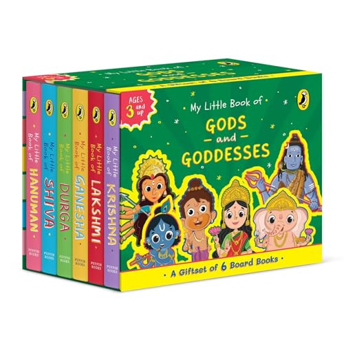 My Little Book of Gods and Goddesses: Illustrated board books on Hindu mythology: Krishna, Lakshmi, Ganesha, Shiva, Durga, Hanuman; for ages 3+