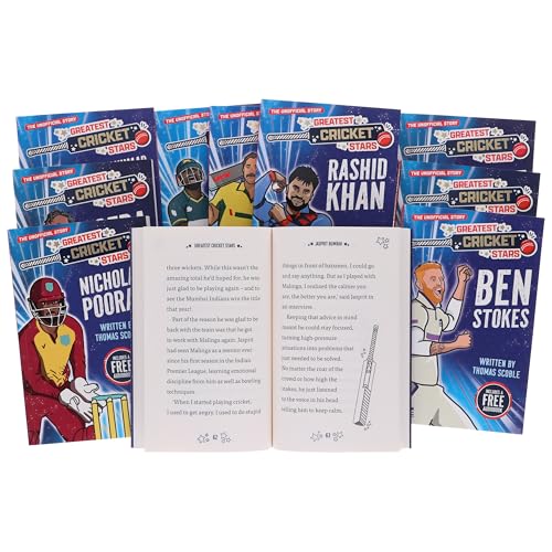 The Greatest Cricket Stars 10 Book Collection