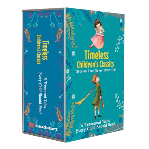Timeless Children's Classics (Set of 5 Books) | The Little Prince | The Secret Garden | Peter Pan book | Wizard of Oz | A Little Princess | Books for Kids 9-12 years | Gift Box | Kids Gift | Gift Set