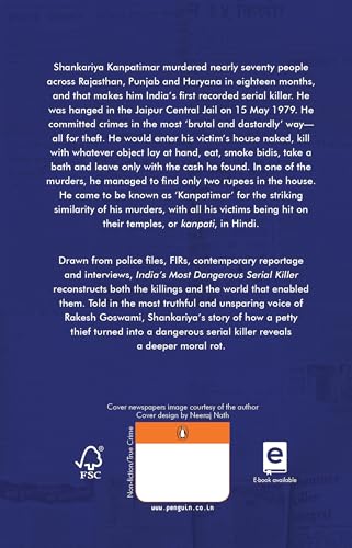 India's Most Dangerous Serial Killer: Shankariya Kanpatimar | True Crime Account by Rakesh Goswami | Indian Crime History (Paperback)