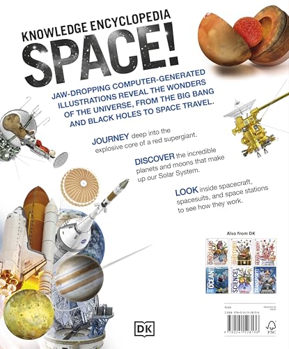 Knowledge Encyclopedia Space!: A Complete Children’s Space Encyclopedia with NASA Images, Solar System Facts & Astronomy Explained