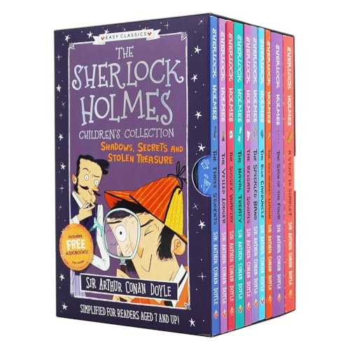 The Sherlock Holmes Children's Collection: (Series 1) Shadows, Secrets and Stolen Treasure (Easy Classics): 10 Book Box Set
